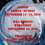 closed hurricane Florence